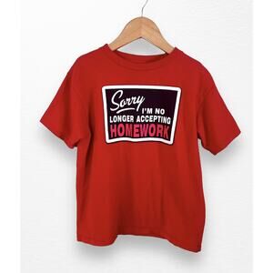 🌷2/$10🌷 Homework T-Shirt, Size 8